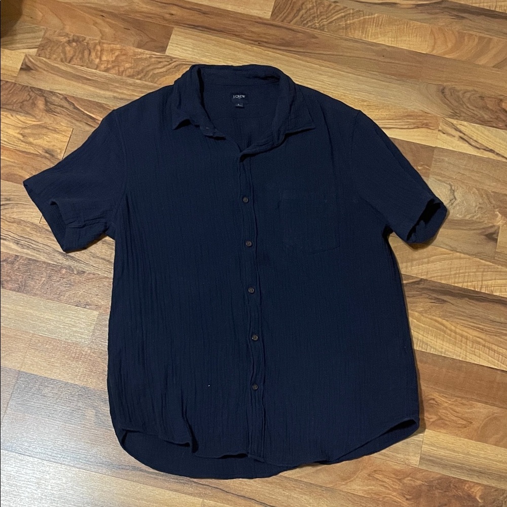 J. Crew men’s size large gauze shirt